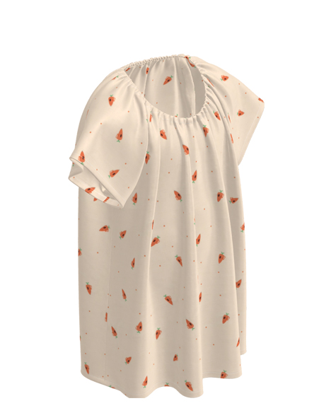 童裝圓領(lǐng)單件上衣