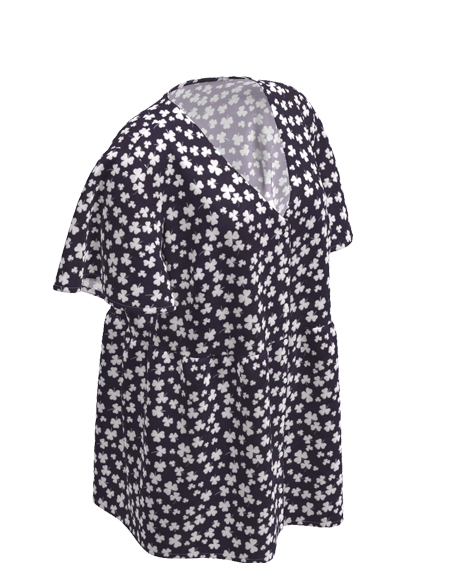 女士印花人棉T恤