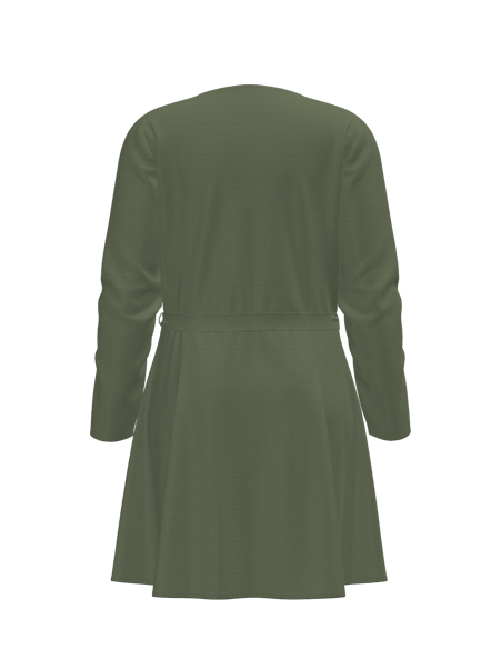 女士帶蝴蝶結(jié)長裙