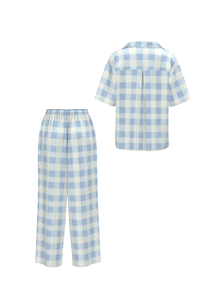 女款翻領(lǐng)家居服套裝