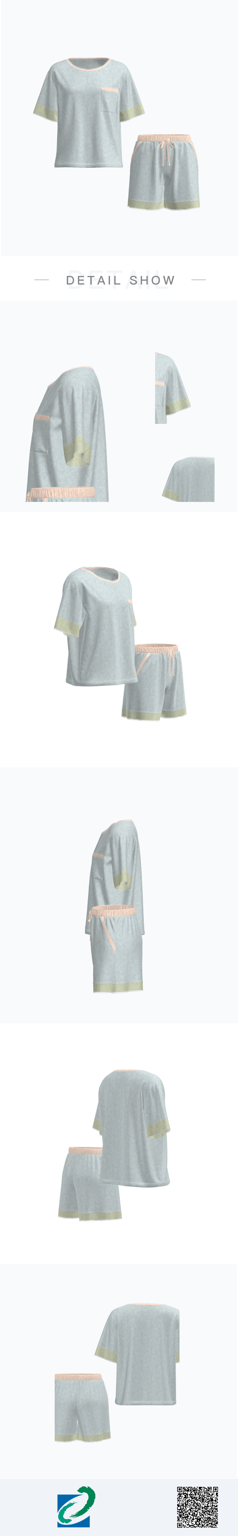 YX240春夏意大利女裝家居裝家居服_1