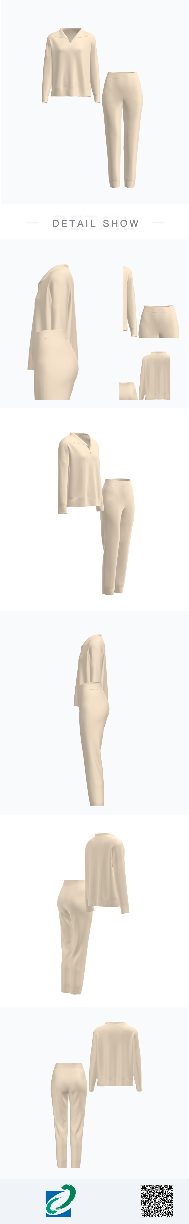 YX259秋冬巴塞羅那女裝家居裝家居服_1