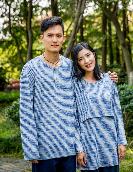 針織全棉哺乳睡衣